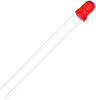 Led, Super Red, 400Mcd, 640Nm, T-1 Rohs Compliant Multicomp Pro - 24AJ1498 - Newark, An Avnet Company