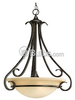 Three-Light Foyer Fixture - P3847-77 - bulbs.com