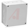 ENCLOSURE,POLYSTYRENE,INDUST,IP66,NEMA 4X,KNOCKOUTS,5.12SQX2.95IN,GRAYCOVER - 70074815 - Allied Electronics, Inc.