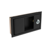 Multi-Point Compression Latch Actuator, Locking Handle Style, Zinc alloy, Black - M3-17 - Southco