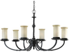 P4588-80 Mid. Chandeliers-Glass Up - 417800 - Capital Lighting, Inc.