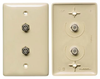 Datacommunication Face Plate with Jack - NS752I - Hubbell Incorporated