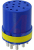 connector comp,insert only,size 22,blueinsul,14 #16 solder cup socket contact - 70141386 - Allied Electronics, Inc.
