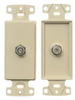 Datacommunication Face Plate with Jack - NS780I - Hubbell Incorporated