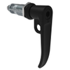 Quarter-Turn Cam Latch, 8 mm Hex Tool Access, L-Handle, Pad Locking, Sealed, Zinc Alloy, Powder Coat, Black - E5-7A-1015-UU2 - Southco
