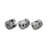 Cross Joint Type Flexible Couplings, 8 / 8mm Bores, 27mm Overall Length, Material: Hub-Alum. Alloy, Pins-Steel, Bushings-Polyimide, Spacers-S.S., Screws-Black Oxide Steel -- S50XUTM25H08H08