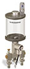 Levelux Clear View Multiple Feed Electro Lubricator, 1 pt Acrylic Reservoir, 2 Feeds, 1/4” OD Tube Outlets, 24VDC - B5177-016AB02024D1W - Oil-Rite Corp.