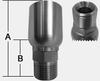 SHFBW SERIES - STAINLESS STEEL MALE PIPE -- SHFBW-06-06MP - Image
