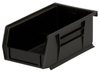 Akro-Mils Akrobin 10 lb Black Industrial Grade Polymer Hanging / Stacking Storage Bin - 7 3/8 in Length - 4 1/8 in Width - 3 in Height - 1 Compartments - 30220 BLACK - 30220 BLACK - R. S. Hughes Company, Inc.