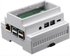 Rasp Pi 4B Enclosure, Din Rail, Pc, Clr; For Use With Multicomp Pro - 33AH6157 - Newark, An Avnet Company