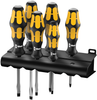 Screwdriver Set, Slotted/pozidrive, 6Pc; Kit Contents Wera - 22AC4988 - Newark, An Avnet Company