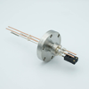 Thermocouple-Power Feedthrough, 1 Pair Type J, w/ Miniature TC Connector, 5000 Volts, 30 Amps, 2 Pins, 2.75″ Conflat Flange - A2277-3-CF - MPF Products, INC.