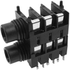 Socket, 12Pos, 6.35Mm, Panel Rohs Compliant Cliff Electronic Components - 45AJ3911 - Newark, An Avnet Company