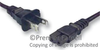 Power Cord, Polarized, 6Ft; Connector Type A Mcm -- 98B2825