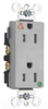 Duplex/Single Receptacle - TRIG26262-HGGRY - Thomas & Betts Corporation