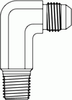 JIC to Pipe - Long Elbow 90° - 2501-L - Tompkins Industries, Inc.