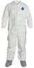 Dupont Safespec TY121S WH NS White 4XL Tyvek Chemical-Resistant Coveralls - Fits 32 in Chest - 32 1/2 in Inseam - TY121SWH4X0025NS - TY121SWH4X0025NS - R. S. Hughes Company, Inc.