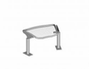 Basic Unit, Single Seat, Curved 30° - 52869_00029 - Erlau