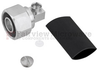 Right Angle 4.1/9.5 Mini DIN Male (Plug) Connector for SPP-250-LLPL Cable Low PIM, Solder - FMCN1437 - Fairview Microwave Inc.