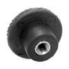 Female Grip Hand Wheel & Knob: Diameter, #10-32 Threads, Thermoplastic -- RK-19 - Image