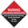 Radiation & Laser Sign - 129343 - Brady Corporation
