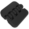Surface Mount Hinge, 40 mm size, with Threaded Nuts, Nylon, Black - EH-5B-4T4-20 - Southco