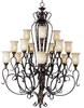 21127MCFL Large Chandeliers-Glass Shade - 445670 - Capital Lighting, Inc.