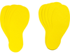 Removable Yellow Vinyl Footprints - 31550 - Brady Corporation