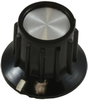 Ribbed Knob With Line Indicator, 3.175Mm; Shaft Type Alcoswitch Te Connectivity - 57F2356 - Newark, An Avnet Company