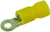 Terminal, Ring Tongue, #6, Crimp, Yellow; Stud Size - Metric Multicomp Pro - 34P2319 - Newark, An Avnet Company