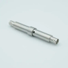 SHV-5 Coaxial Feedthrough, 1 Pin, Grounded Shield, Double-Ended, 0.625″ Dia SS Weld Adapter - A0858-1-W - MPF Products, INC.