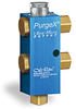 Ultra-Micro Output Air Operated PurgeX for Liquid or Grease, Viton Seals, 1 Feed -- B3583-301