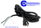 AC  Power Cords -- CA-USG-8FT-3W-S/T-GBW-SJT - Image