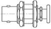 RF Coaxial Panel Mount Connector - 221313-2 - Richardson RFPD