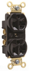 Duplex/Single Receptacle - PS5362-BK - Hubbell Wiring Device-Kellems