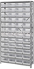 Storage Shelving with Bins - 1275-107CL - Simplastics