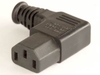 European IEC 60320/C13 Right Angle Connector -- UC-006I - Image