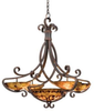 4068AC/VICSH Mid. Chandeliers-Glass Up - 696563 - Capital Lighting, Inc.