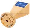 Standard Gain Horn Waveguide Antenna, WR-12, 60 GHz to 90 GHz, UG-387/U-Mod Round Cover Flange, 20 dBi Nominal Gain - FMWAN1015 - Fairview Microwave Inc.