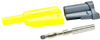 Banana Test Connector, Plug, 36A, 1Kv, Yellow Rohs Compliant Cal Test Electronics - 95AC5315 - Newark, An Avnet Company