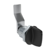 Quarter-Turn Cam Latch, Tall wing, 30mm  Grip, Sealed, Zinc Alloy, Powder Coat, Black - E5-2-125-121 - Southco