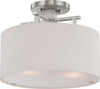 Semi-Flush Mts.-Drum Shade - 340926 - Light Center (The)