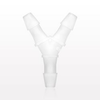 Y Connector, Barbed, Natural - 61193 - Qosina Corp.
