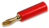 Gold Plated Banana Plug, Red; Gender Multicomp Pro - 26W6775 - Newark, An Avnet Company