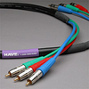 PROFlex Video Cable 3Ch 4CFB RCAP-RCAP 25' - 303VS4CFB-RR-025 - HAVE, Inc.