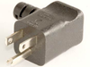 NEMA 5-15P Right Angle Hospital Grade Plug -- UC-018A - Image