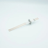 Power Feedthrough, 14,000 Volts, 50 Amps, 2 Pins, 0.094″ Copper Conductors, 1.18″ QF / KF Flange - A0781-2-QF - MPF Products, INC.