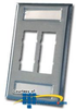 Legrand - Ortronics TracJack&trade; 4-Port Single Gang.. - OR-40300456 - TelephoneStuff.com