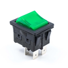 Rocker Switches - 1400-RBW2ABLKGILEF3 - New Yorker Electronics Co., Inc.