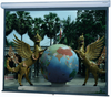 Square Format Manual Wall or Ceiling Front Projection Screen. - Square Format - Visual Sound, Inc.